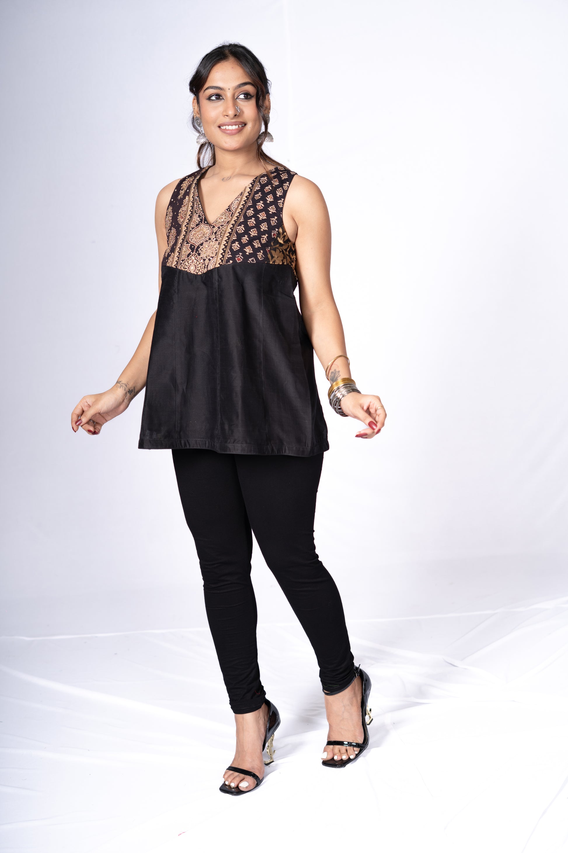 Royal Crimson and Gilded Glory: The Red and Golden Kurta