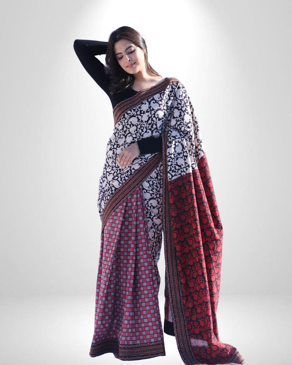 Bagh Print Saree | Traditional Handcrafted Ethnic Saree