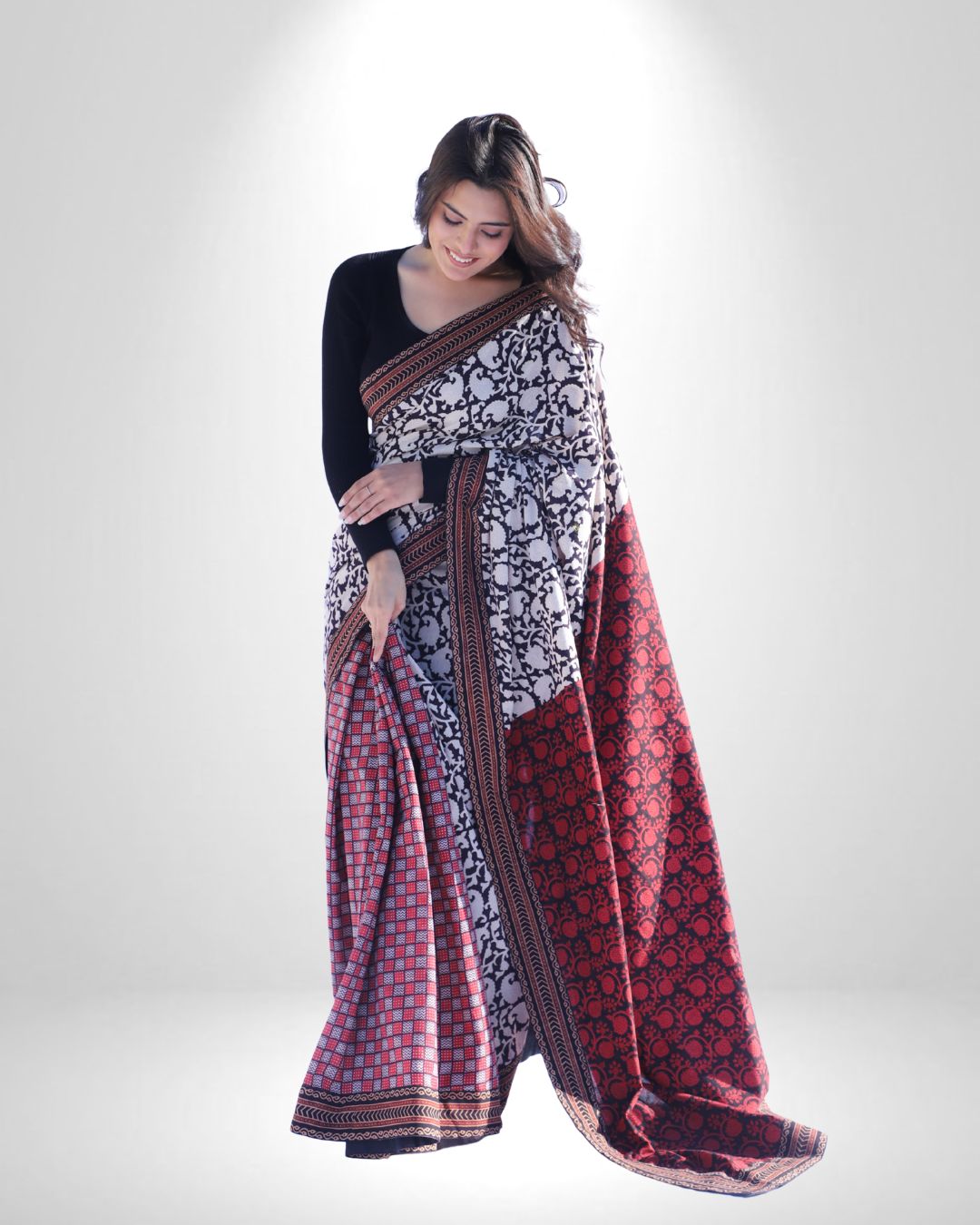 Bagh Print Saree | Traditional Handcrafted Ethnic Saree