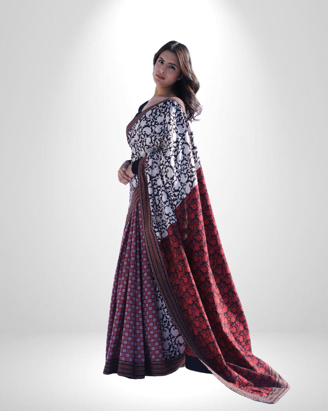 Bagh Print Saree | Traditional Handcrafted Ethnic Saree