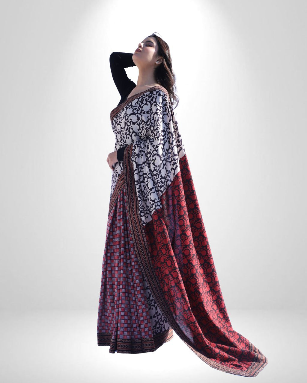 Bagh Print Saree | Traditional Handcrafted Ethnic Saree