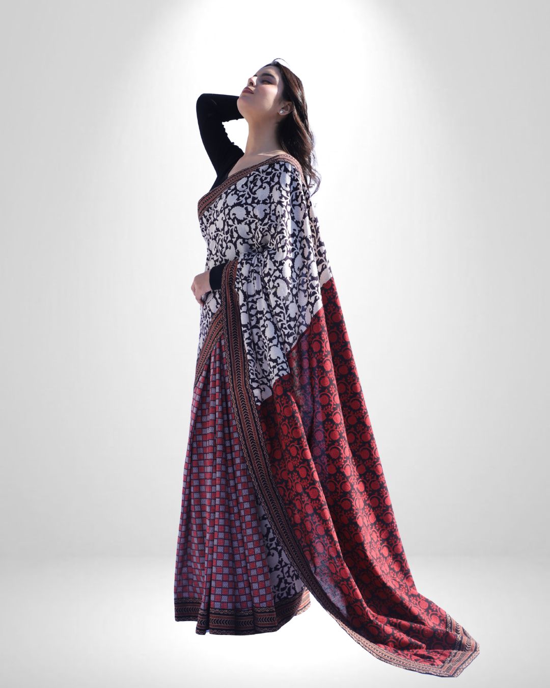 Bagh Print Saree | Traditional Handcrafted Ethnic Saree