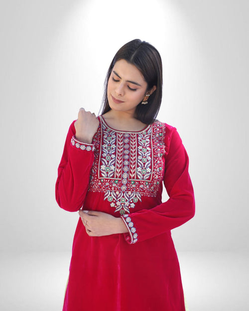 Banarasi Skirt & Kurta Set | Heavy Zardozi Handwork