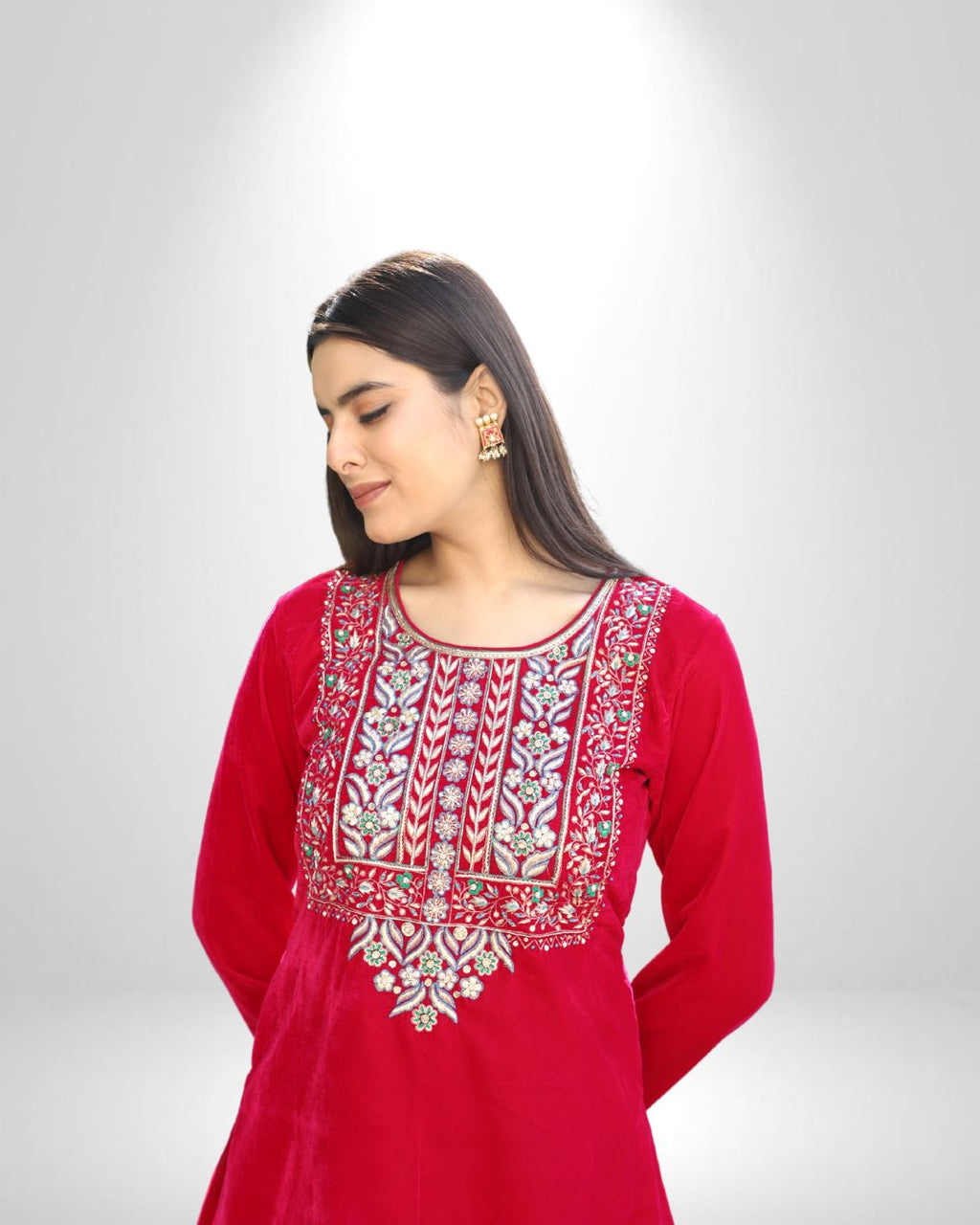 Banarasi Skirt & Kurta Set | Heavy Zardozi Handwork