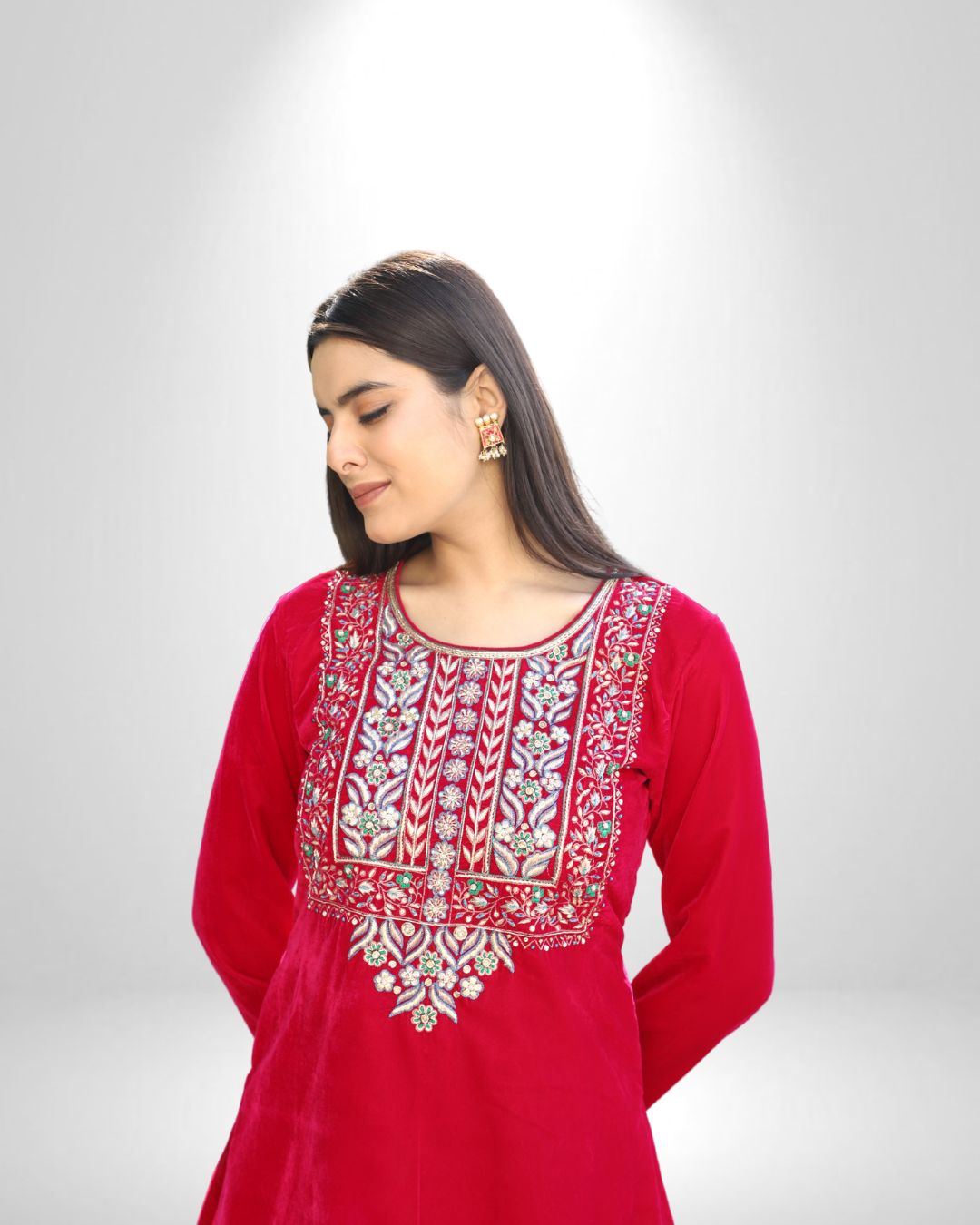 Banarasi Skirt & Kurta Set | Heavy Zardozi Handwork